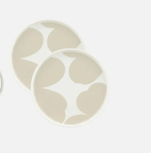 Oiva / Iso Unikko plate 20 cm white straw