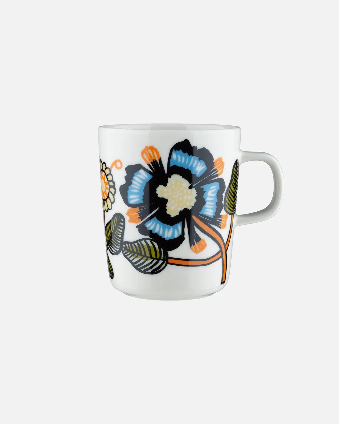 Oiva / Tiara Mug 2,5 dl white warm orange green