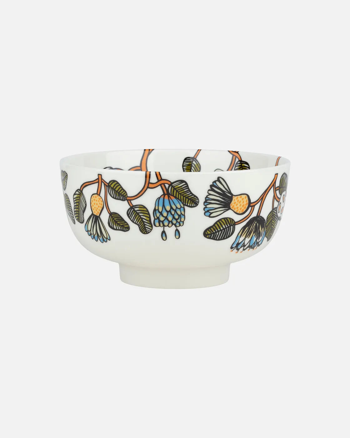 Oiva / Tiara Bowl 1,5 l white warm orange green
