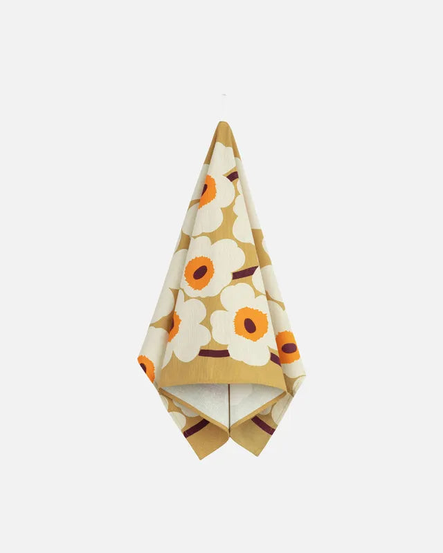 Unikko Kitchen towel 47x70 cm carmeo cream warm orange