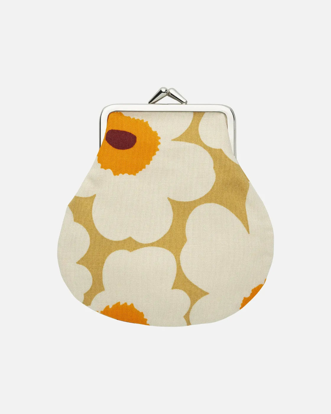 Mini Unikko Pieni kukkaro purse coin caramel cream warm orange