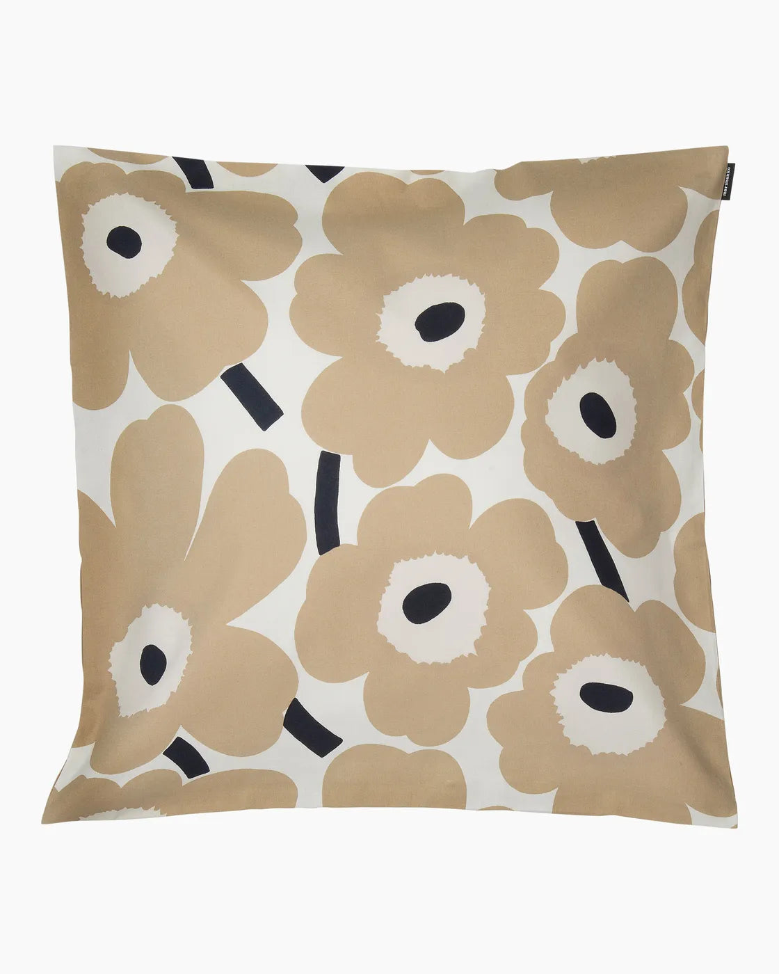 Pieni Unikko Cushion cover 50x50 cm pillow off white beige dark blue