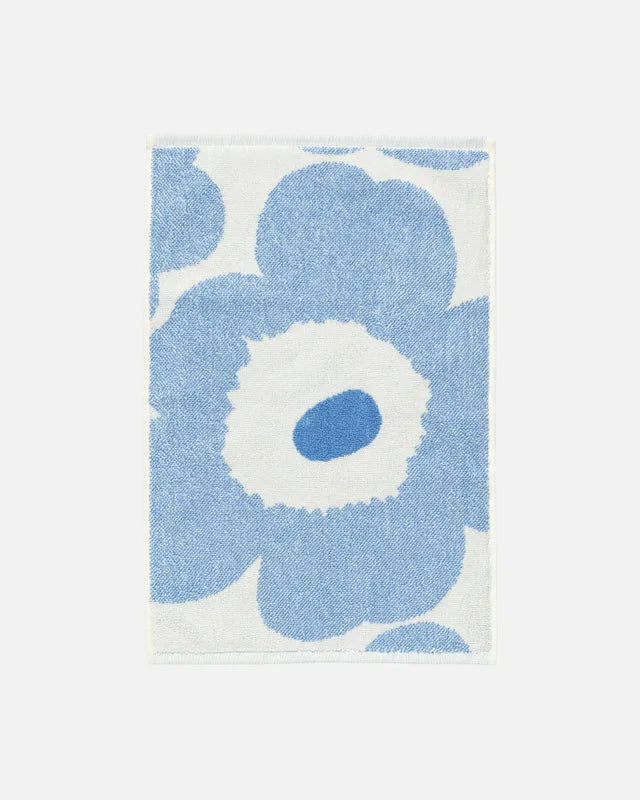 Unikko guest towel 30x50 cm Cream sky blue