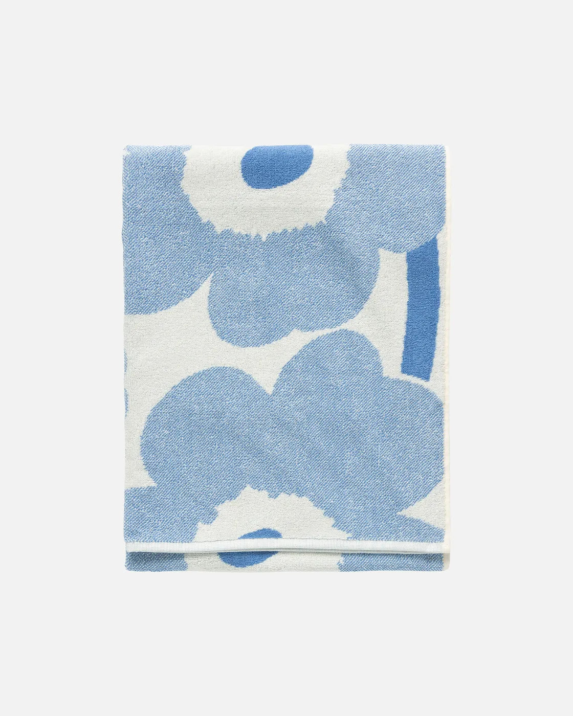 Unikko bath towel 70x150 cm Cream sky blue