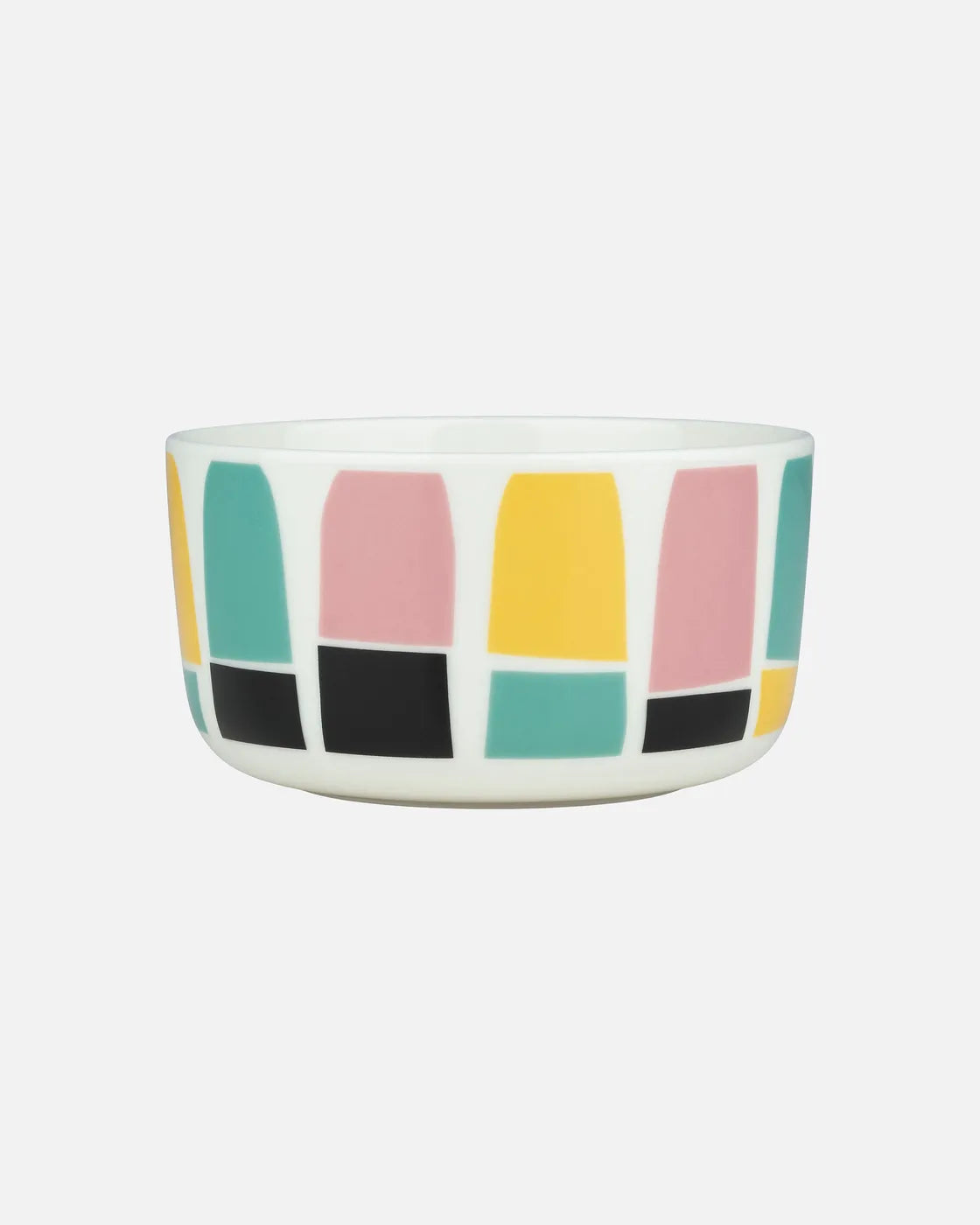 Oiva / Jätski Bowl 5 dl white blue yellow pink