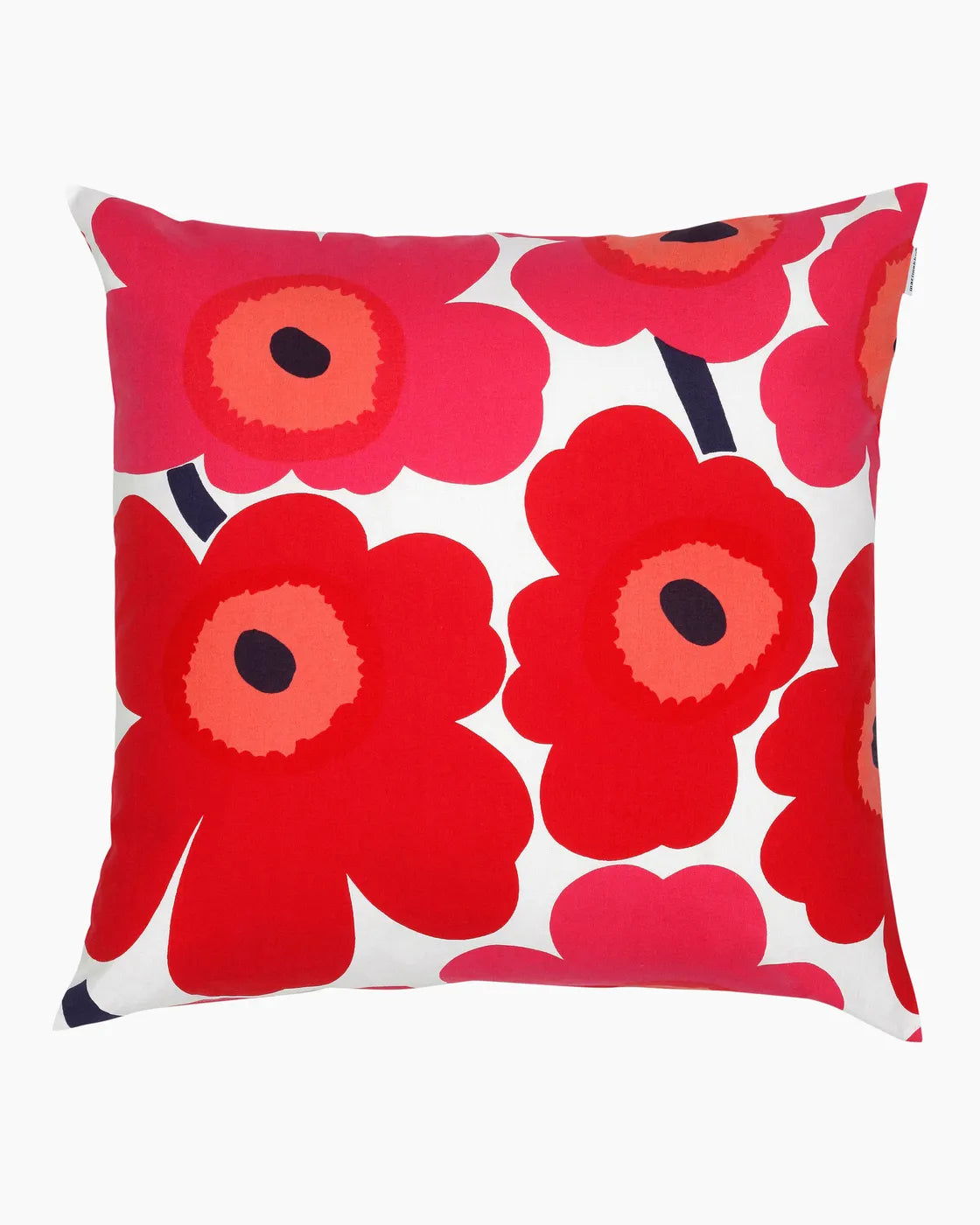 Pieni Unikko Cushion cover 50x50 cm white red