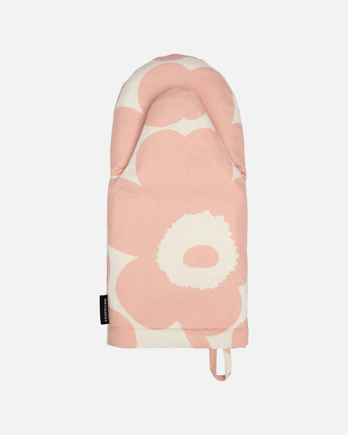 Pieni Unikko Oven mitten cotton peach