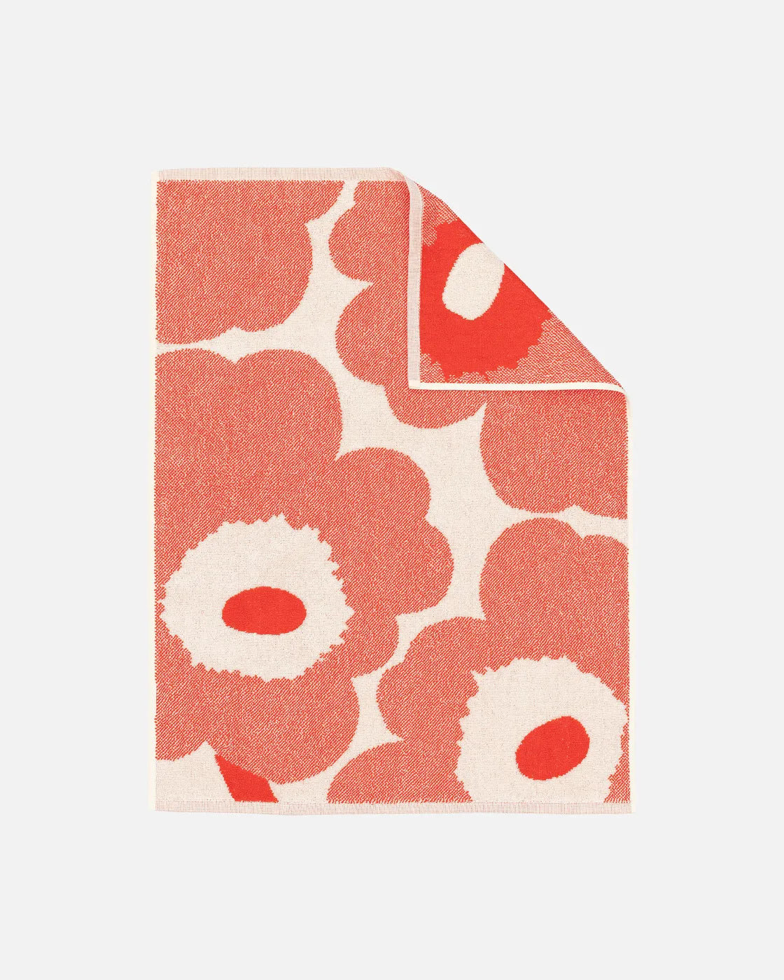 Unikko Hand towel 50x70 cm off-white orange red