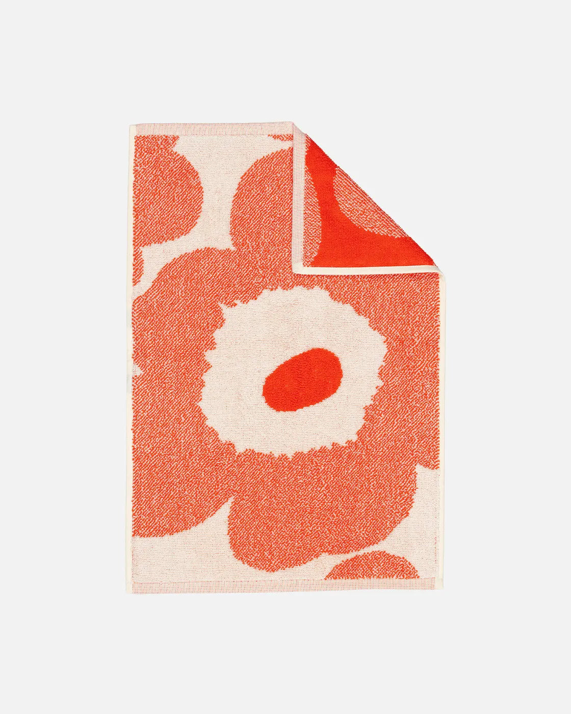Unikko Guest towel 32x50 cm off-white orange red