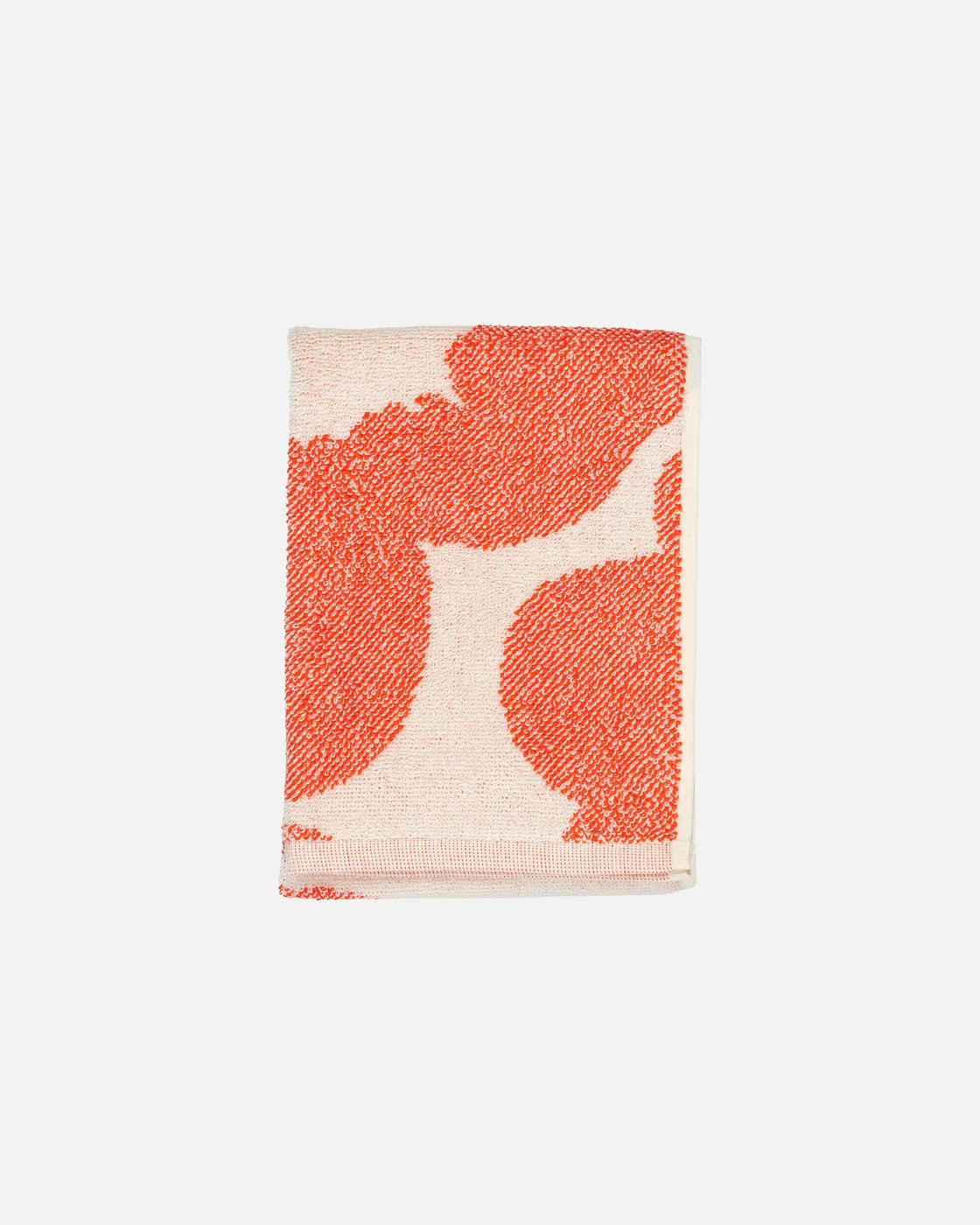 Unikko Guest towel 32x50 cm off-white orange red