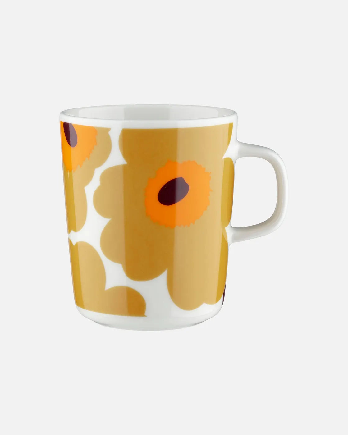 Oiva / Unikko Mug 2,5 dl white caramel warm orange