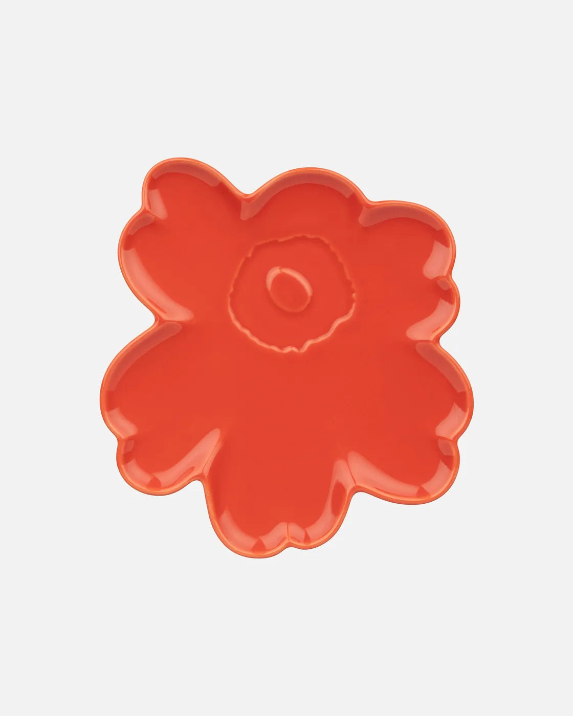 Unikko Plate 20 cm orange red