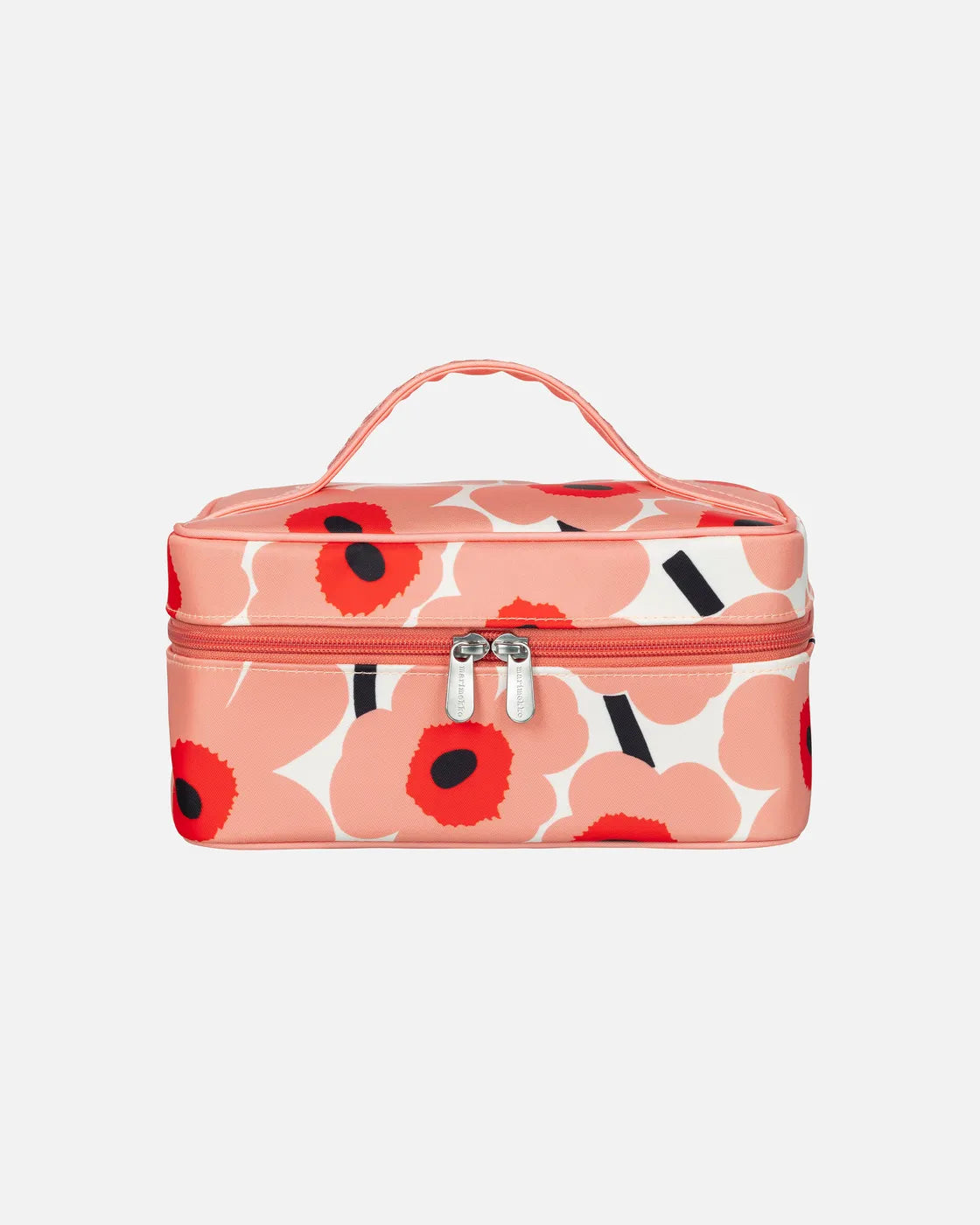 Mini Unikko Tuttu Cosmetic Bag off white coral orange red charcoal