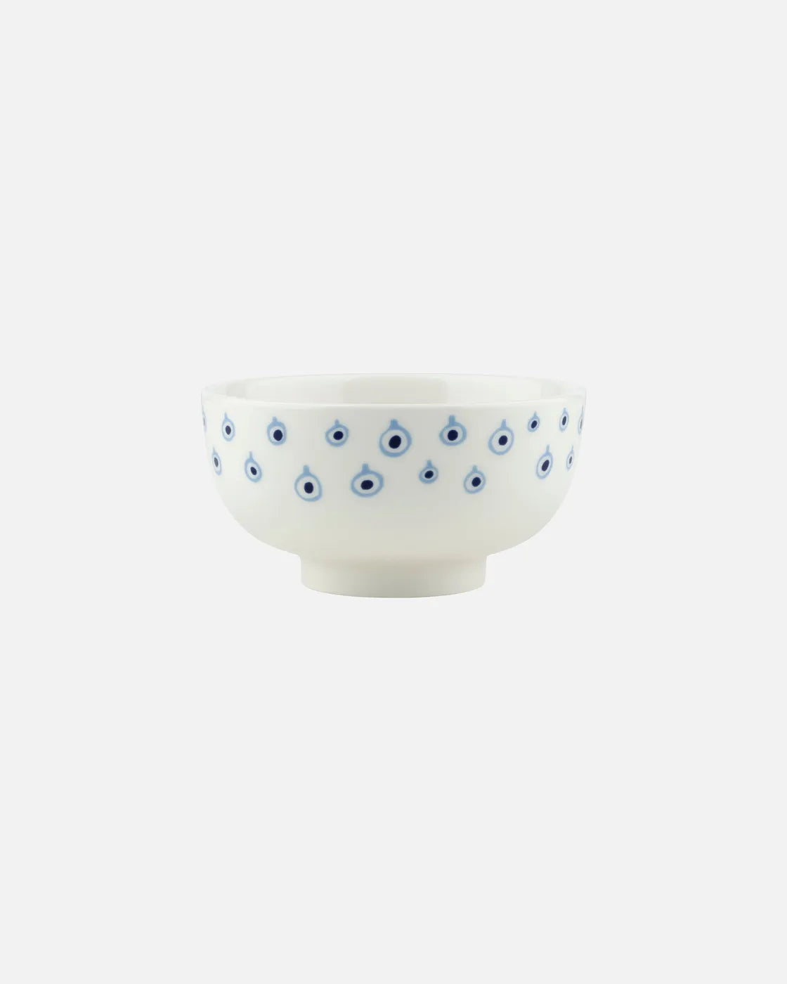 Oiva / Musta Tamma Bowl 3 dl off white orange red light blue