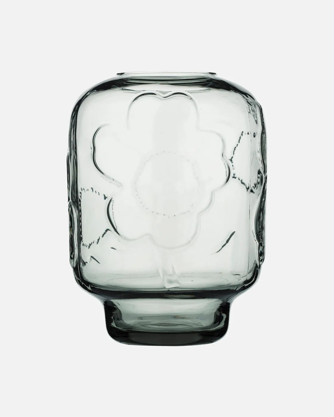 Unikko Vase Glass Misty Grey