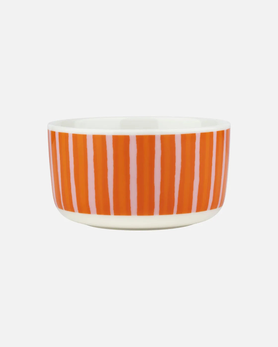 Oiva / Piccolo Bowl 5dl white pink orange
