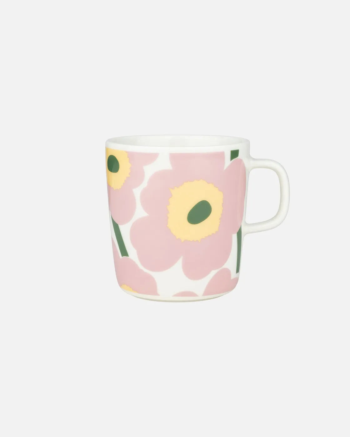 Oiva / Unikko Mug 4 dl white pink light yellow green