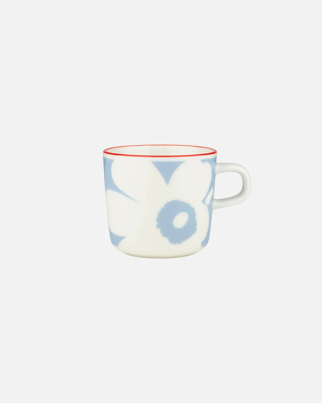 Oiva / Juhla Unikko Coffee cup 2 dl white lihjt blue orange red