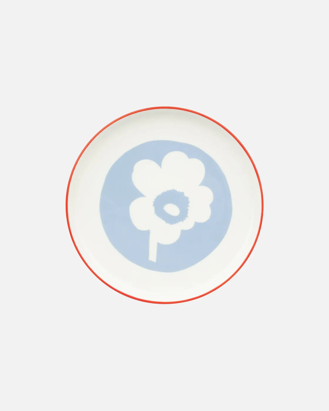 Oiva / Unikko Plate 20 cm whir light blue orange red