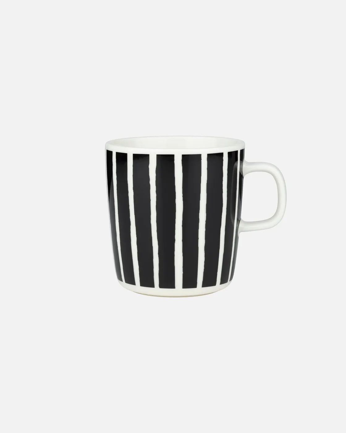 Piccolo mug 4 dl black, white