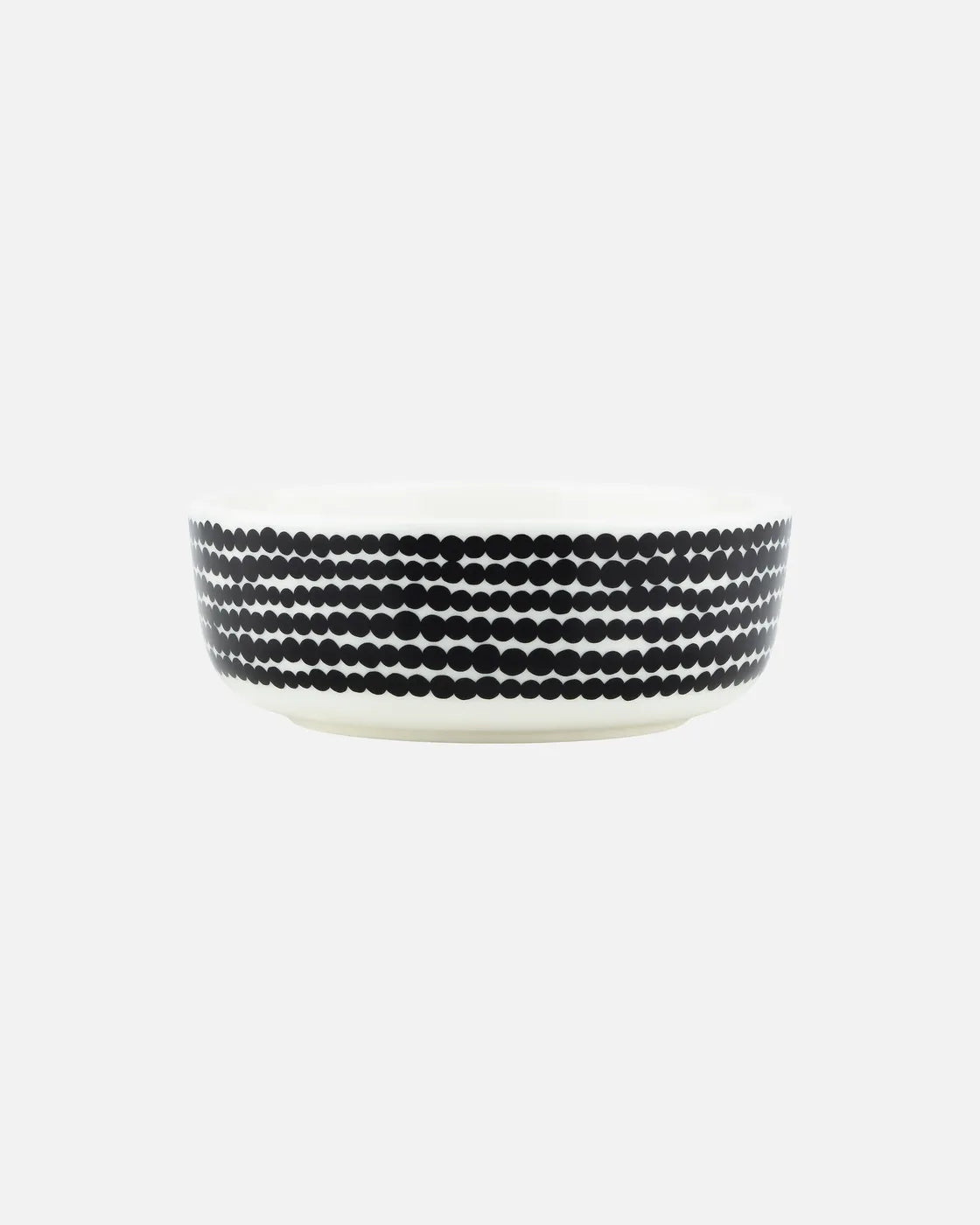 Oiva / Siirtolapuutarha Bowl 4 dl white black
