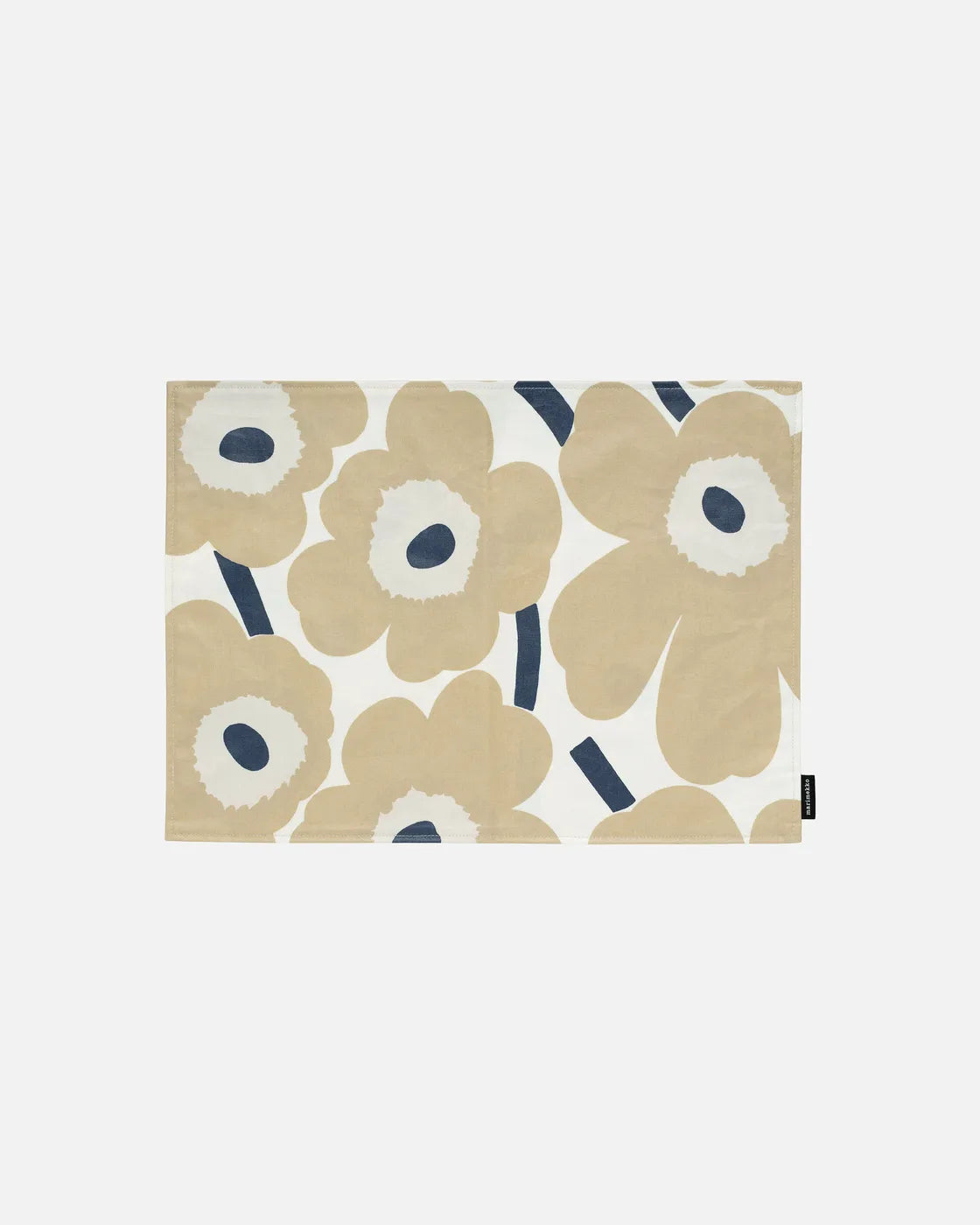 Pieni Unikko Placemat off white beige dark blue