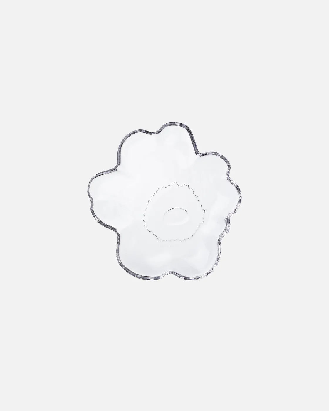 Unikko Glass plate 13 cm Clear