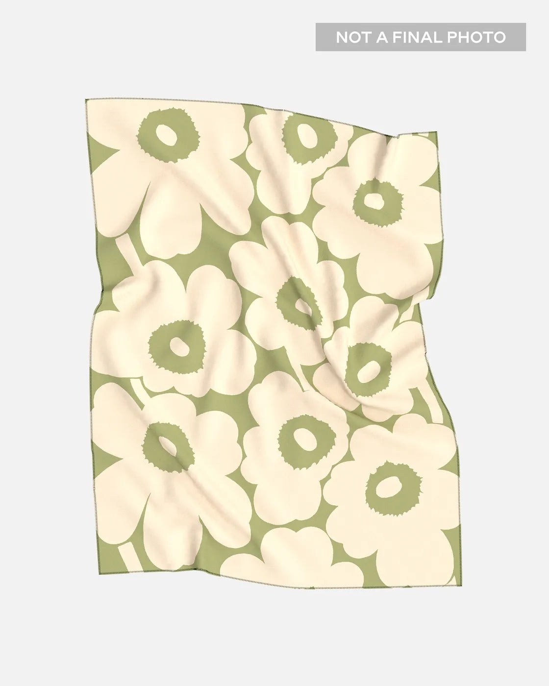 Unikko Blanket 130x170 cm Pear off white