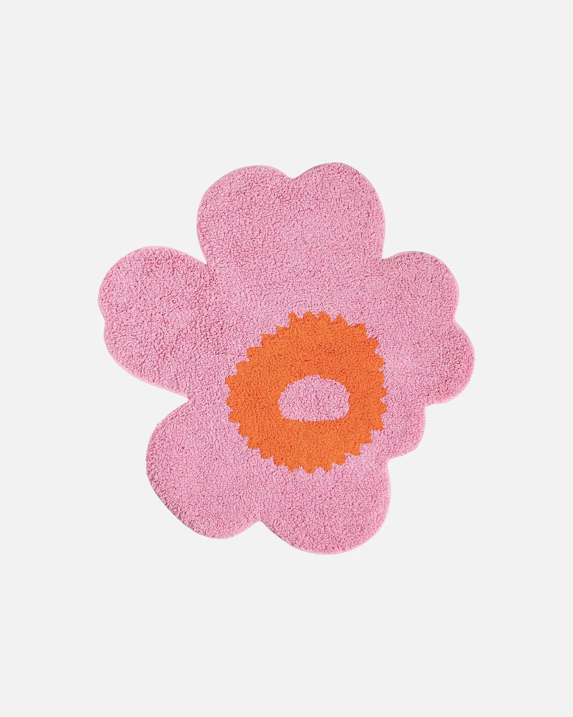 Unikko Bath mat 73x74 cm pink orange