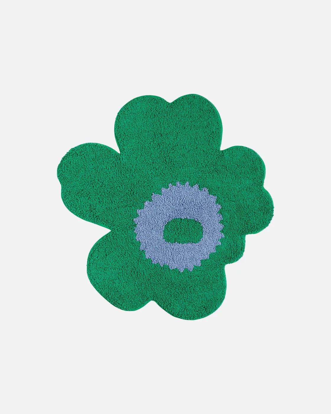 Unikko Bath mat 73x74 cm green light blue