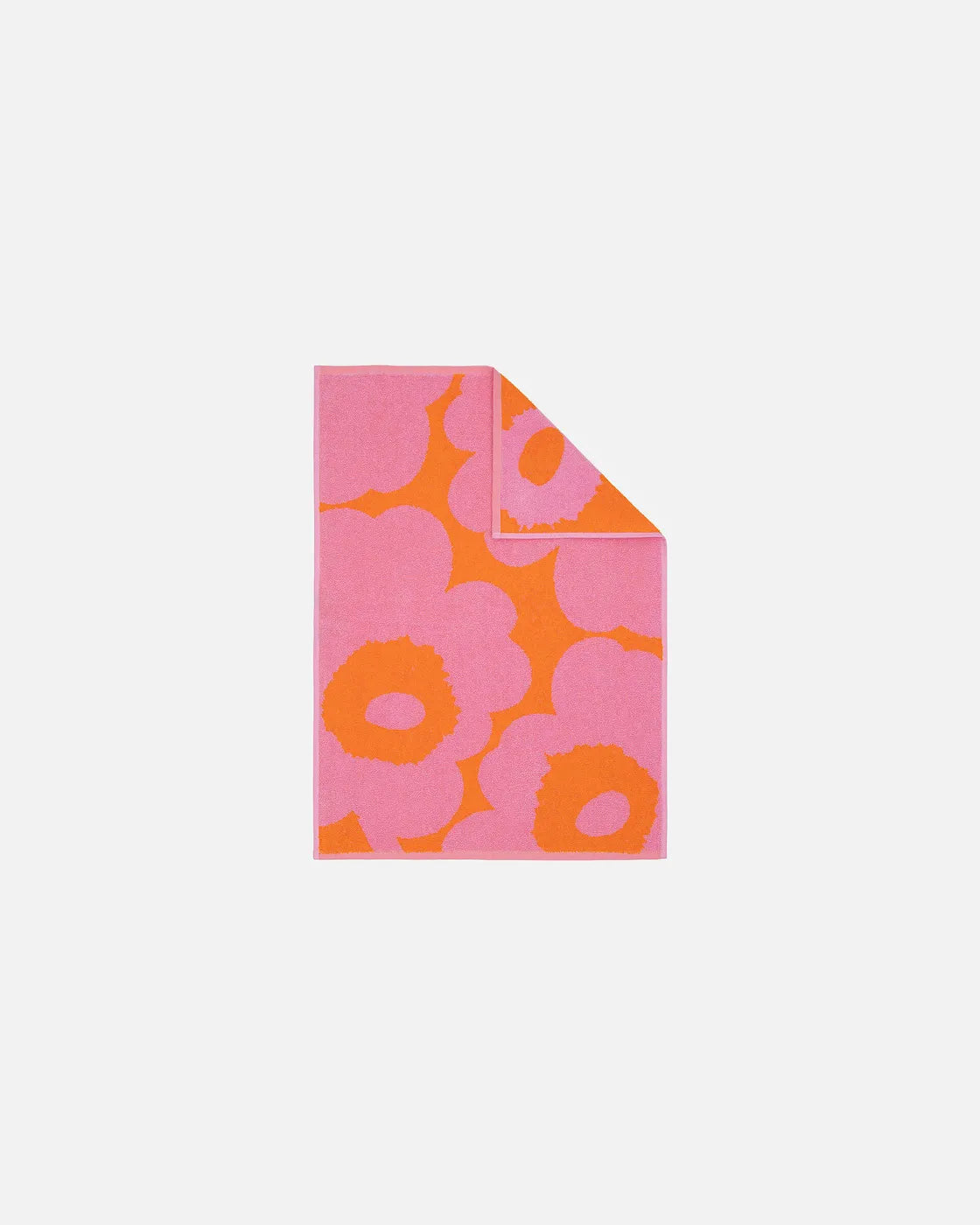 Unikko Hand towel 50x70 cm orange pink
