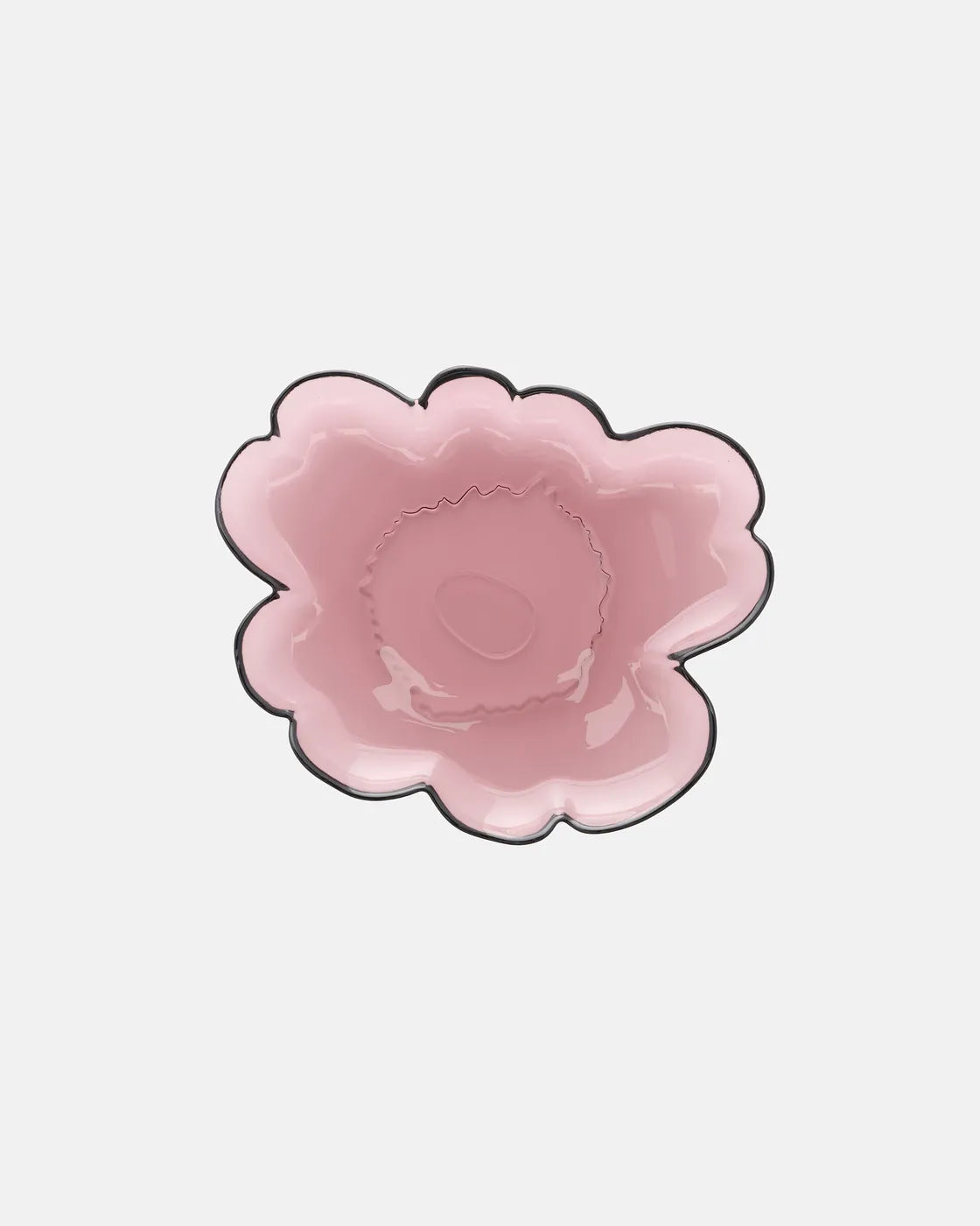 Unikko Glass plate 20 cm heather