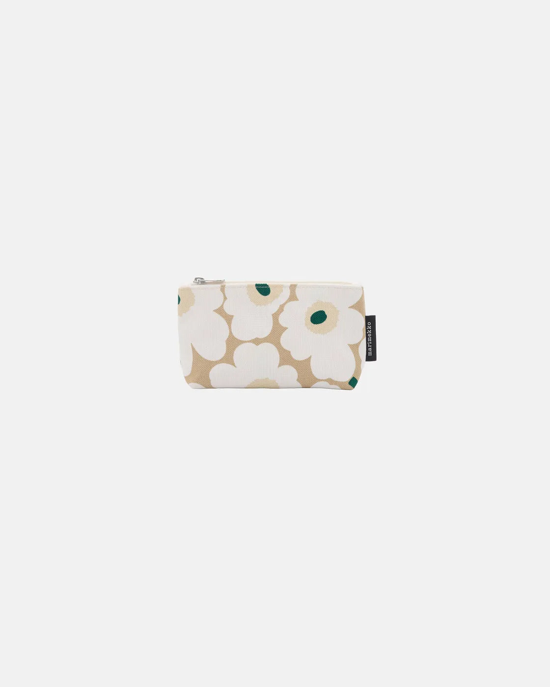 Mini Unikko Eelia Cosmetic bag sand offwhite hay emerald