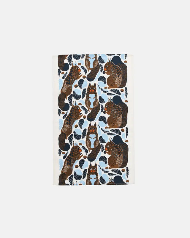 Kurre Kitchen Towel 43x70 cm white light blue toffee