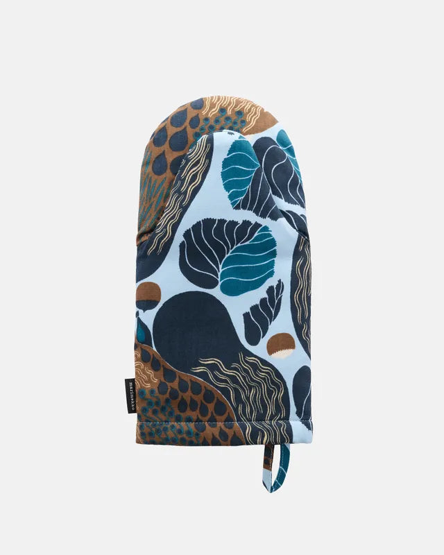 Pieni Kurre Oven mitten sky blue multicolour