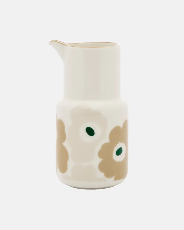 Oiva / Unikko Carafe 0,65 l white light sand beige dark green