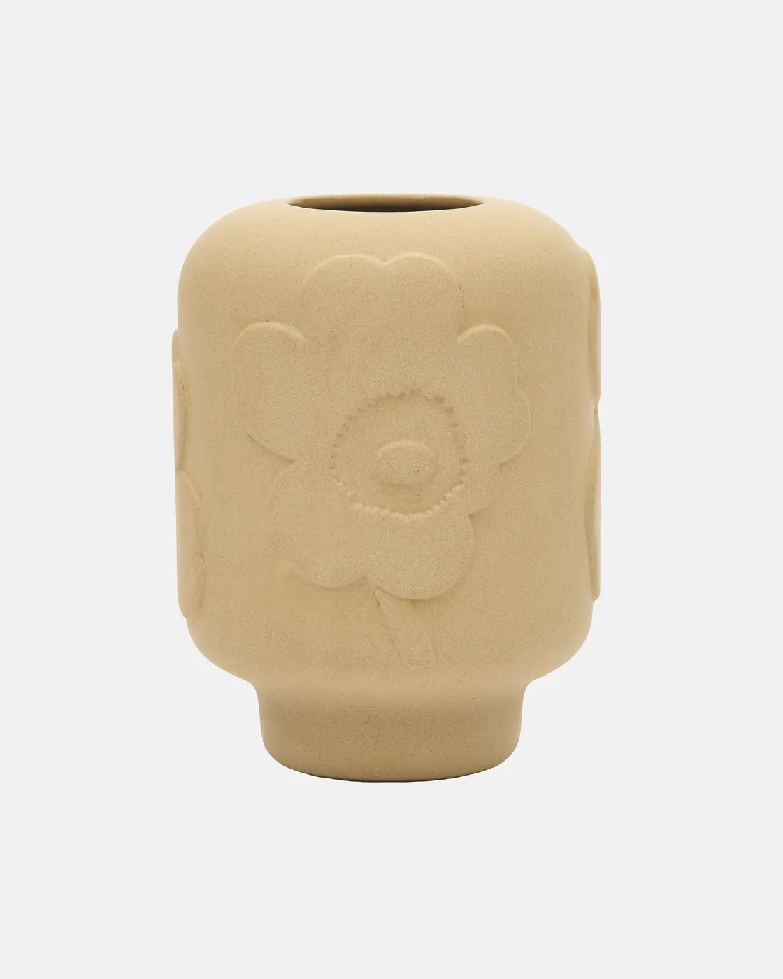 Unikko Ceramic vase sandstone