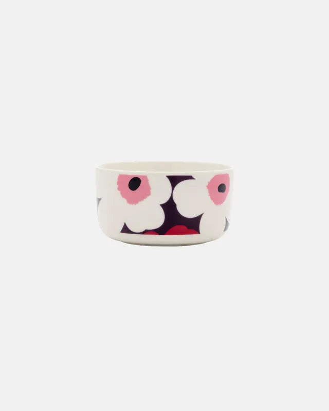 Oiva / Unikko Bowl 5 dl white plum cranberry pink