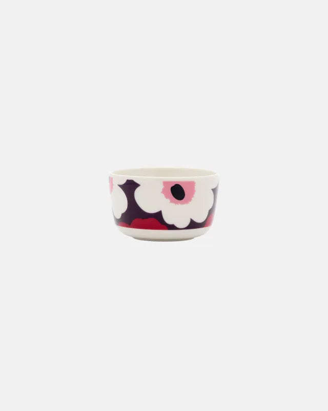 Oiva / Unikko Bowl 2,5 dl white plum cranberry pink