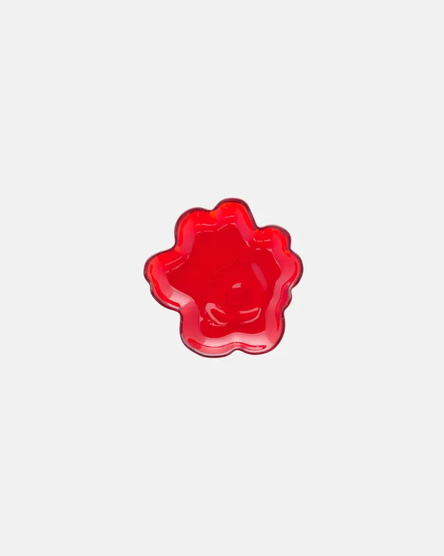 Unikko Glass plate 13 cm red