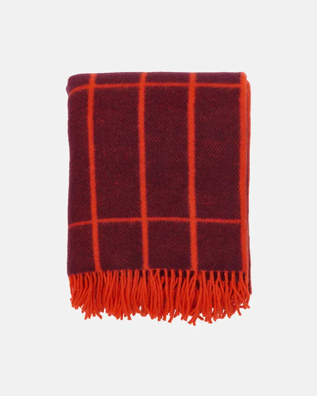 Tiiliskivi RWS Throw 130x170 cm plum orange red