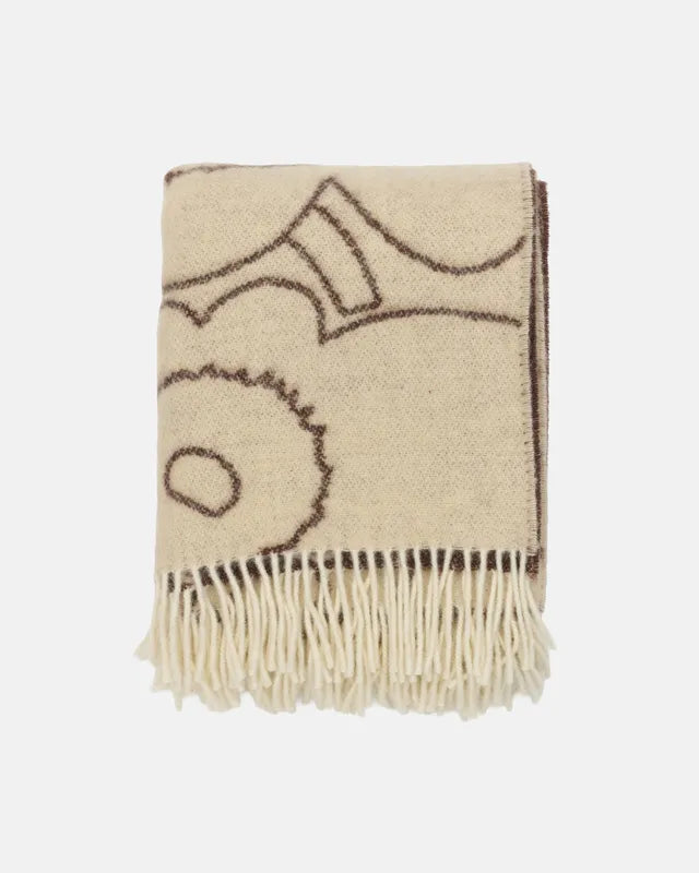 Piirto Unikko RWS Throw 130x170 cm off white mole
