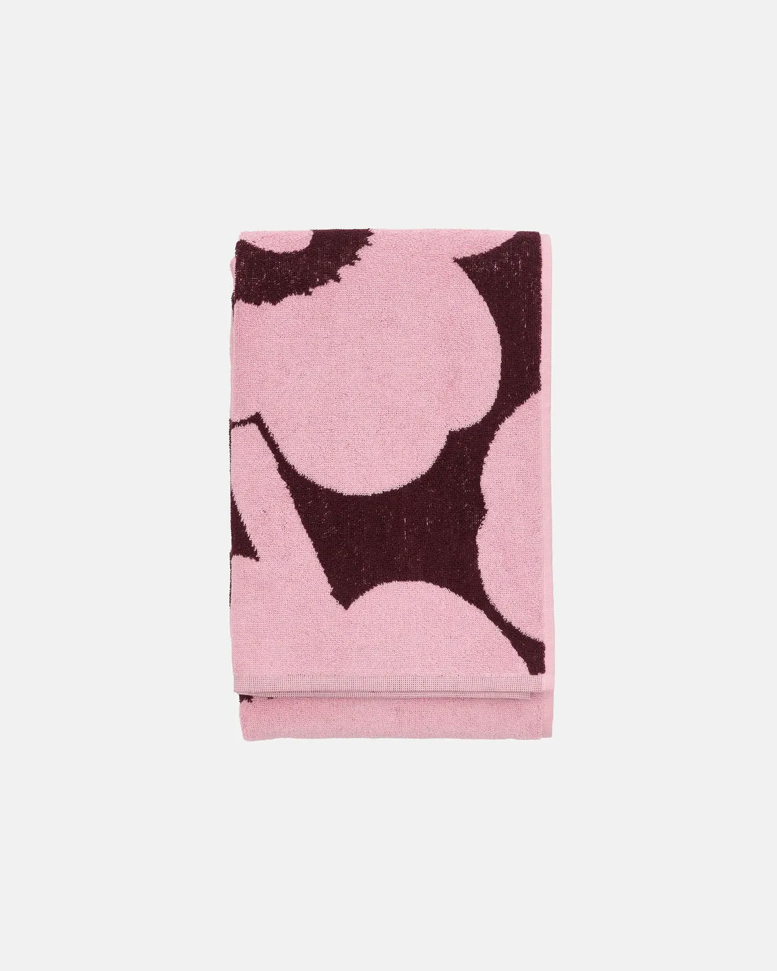 Unikko Bath towel 70x150 cm plum pink