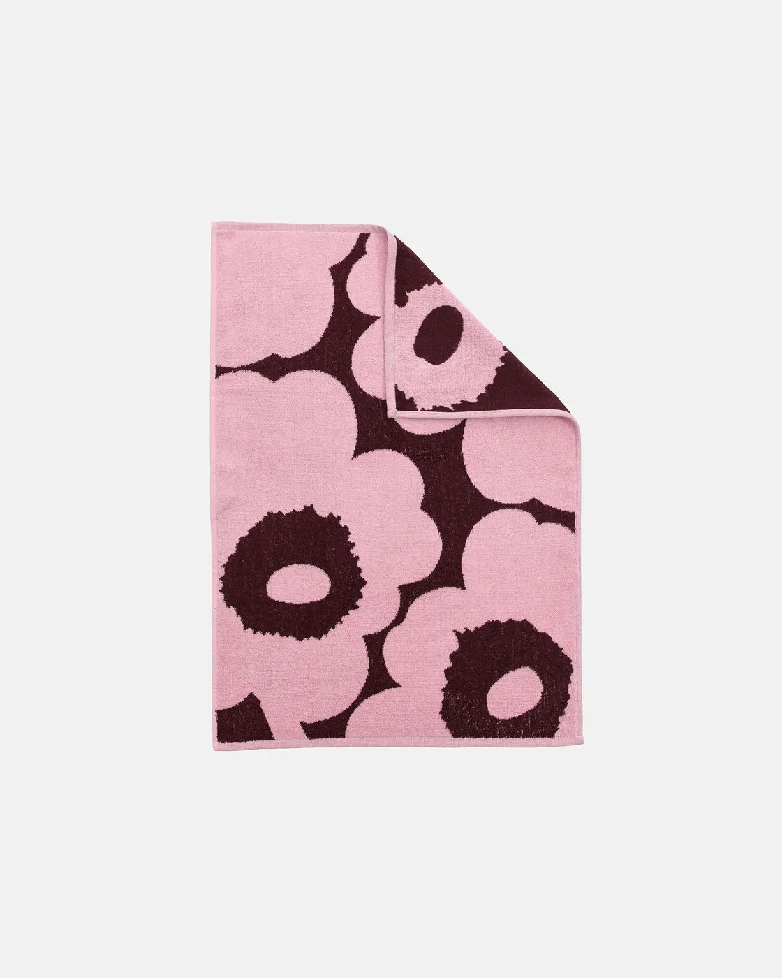 Unikko Hand towel 50x70 cm plum pink
