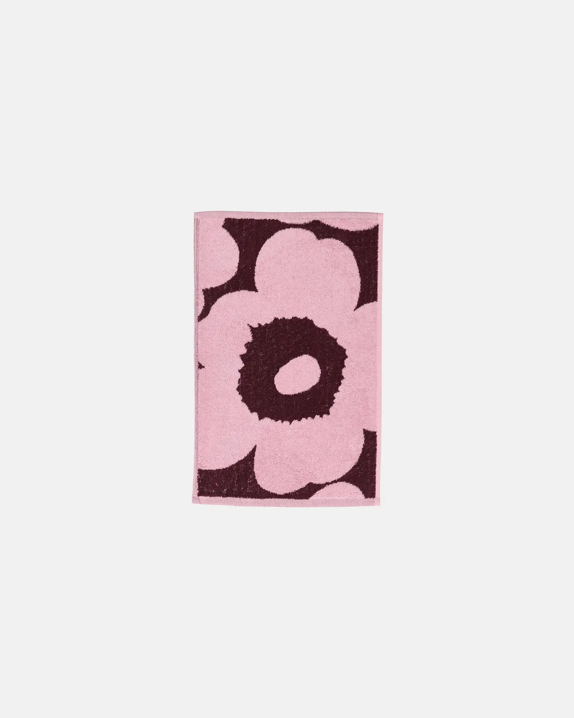 Unikko Guest towel 30x50 cm plum pink