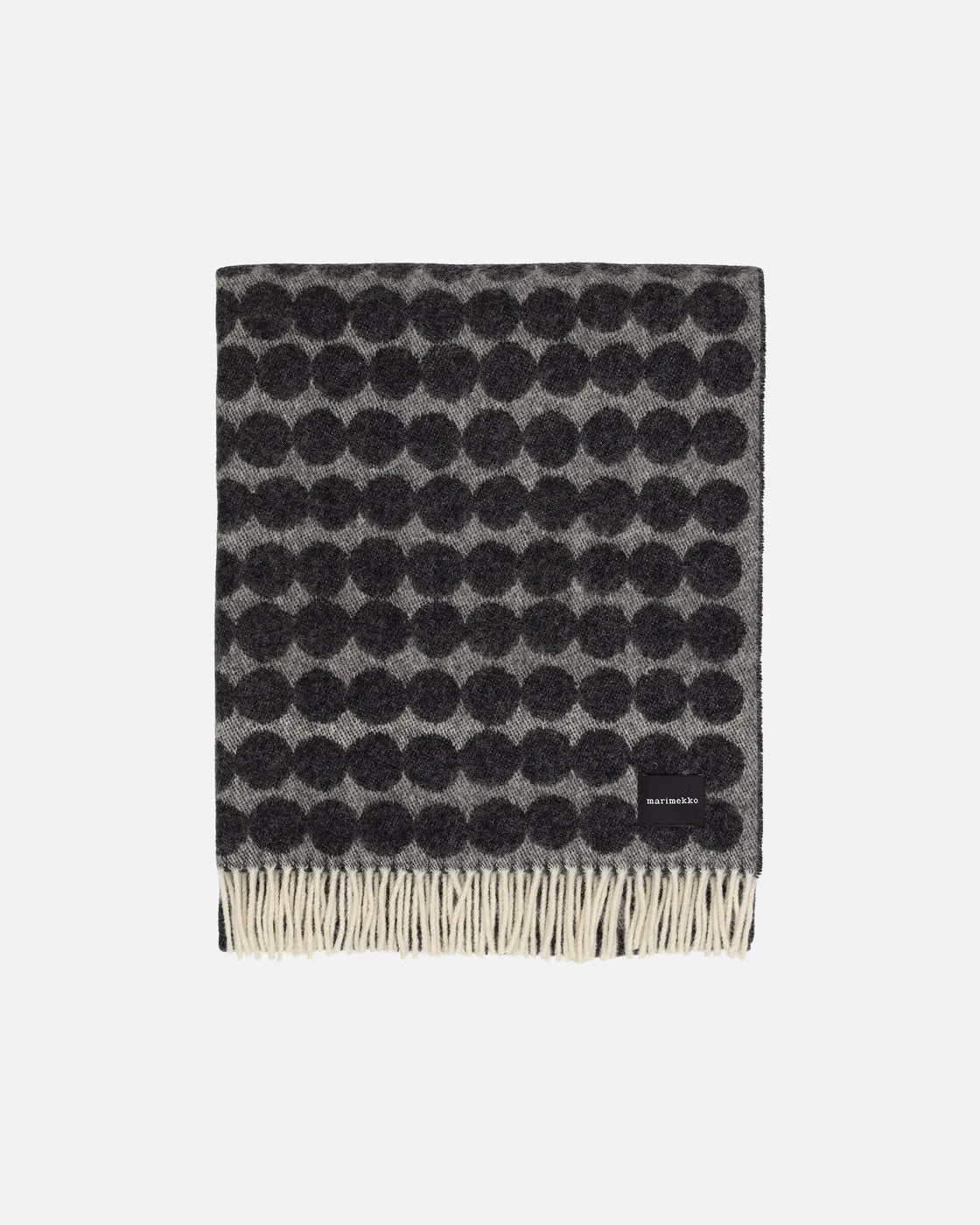 Räsymatto RWS Throw 130x180 cm off white charcoal