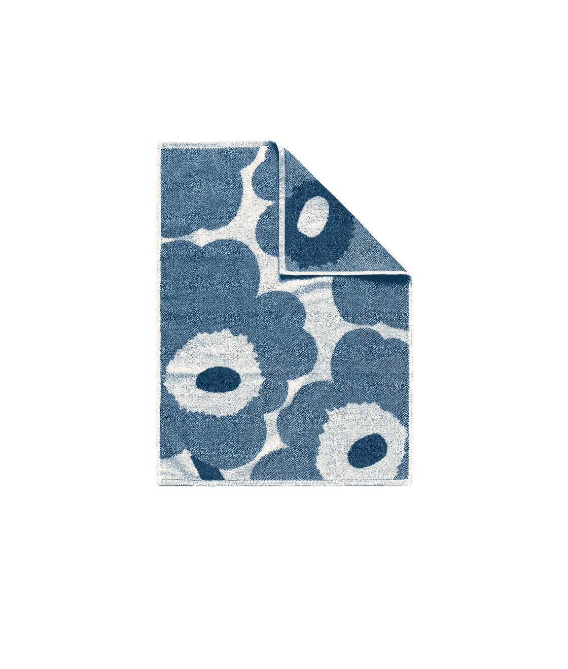Unikko Hand towel 50x70 cm off white blueberry