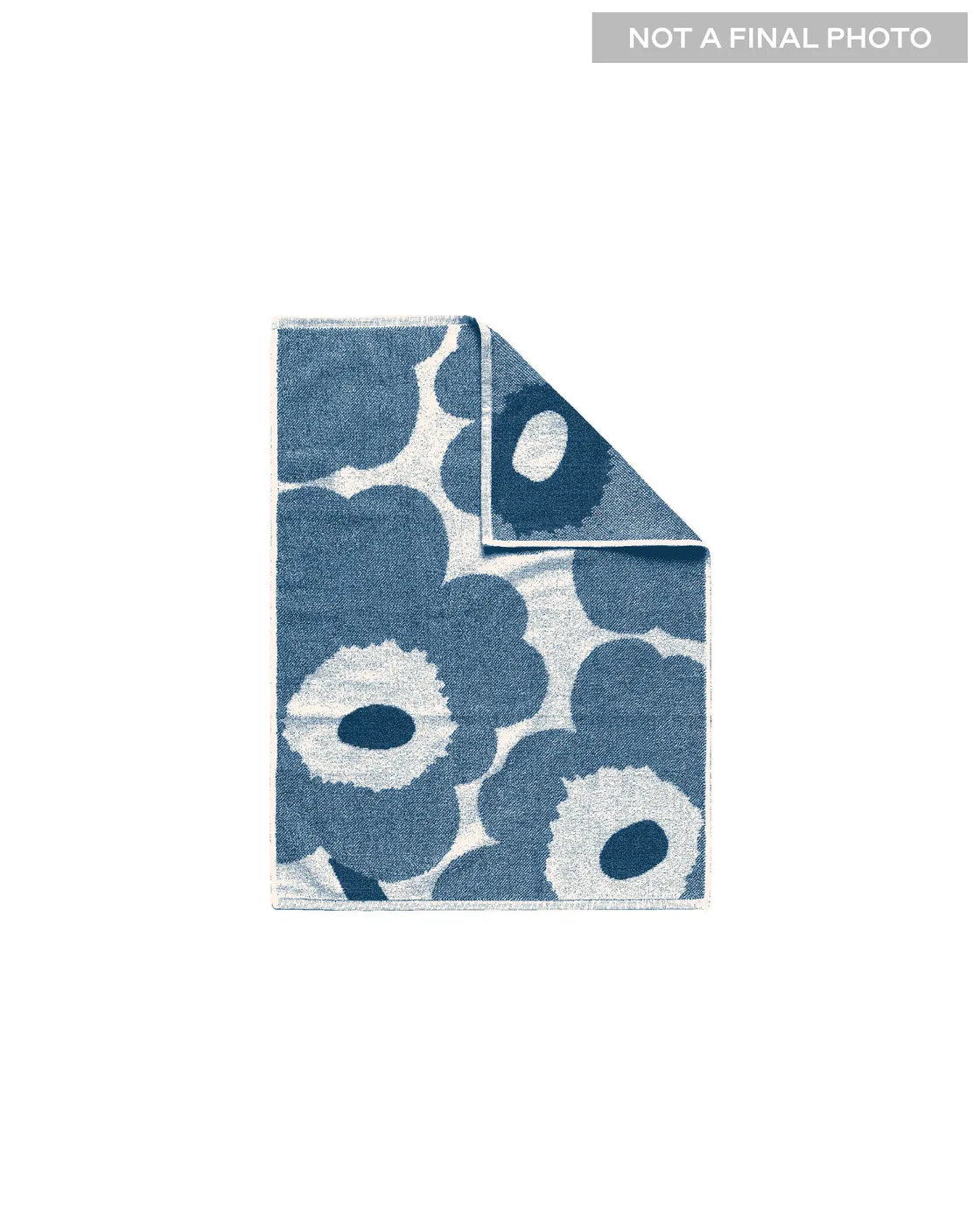 Unikko Hand towel 50x70 cm off white blueberry