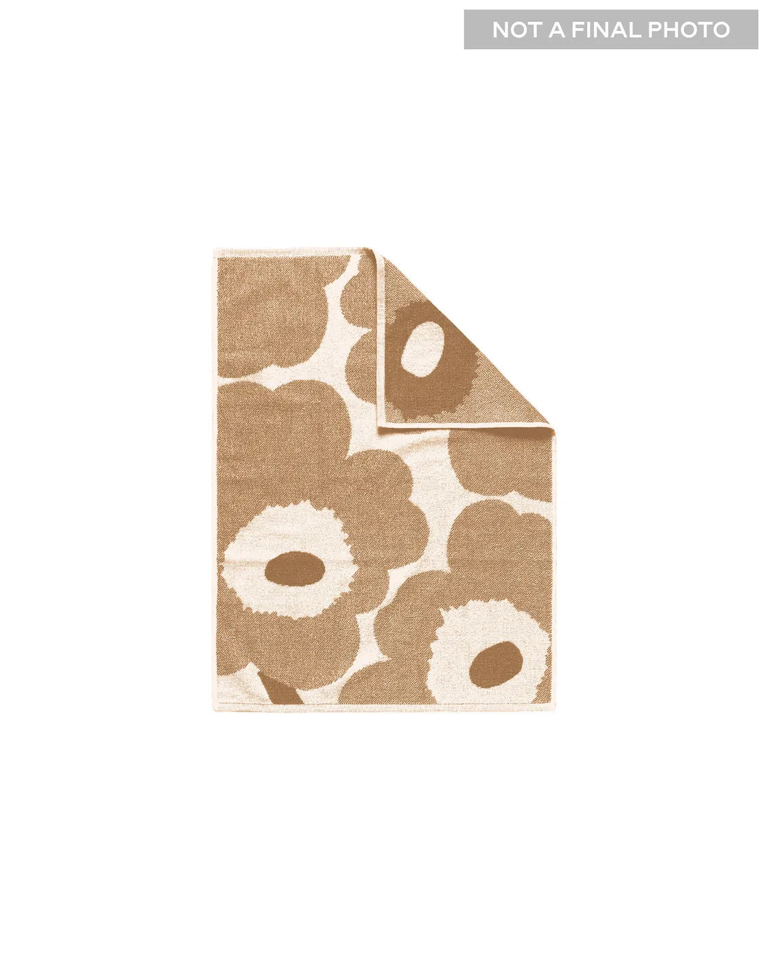 Unikko Hand towel 50x70 cm off white bronze