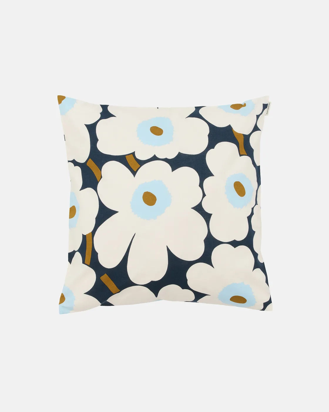 Pieni Unikko Cushion cover 50x50 cm blueberry white cold blue